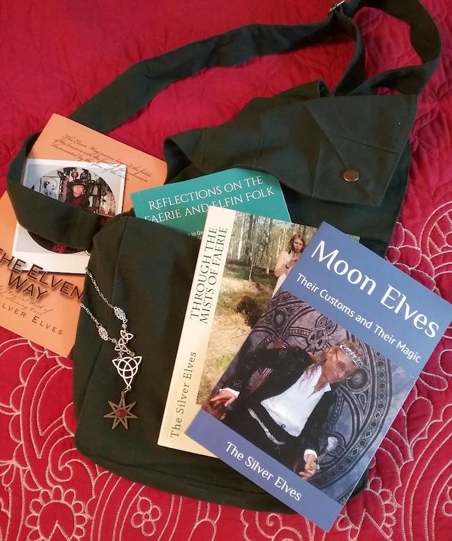 Bookbag and Silver Elves books small